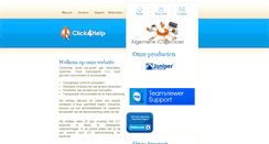 Desktop Screenshot of click4help.be